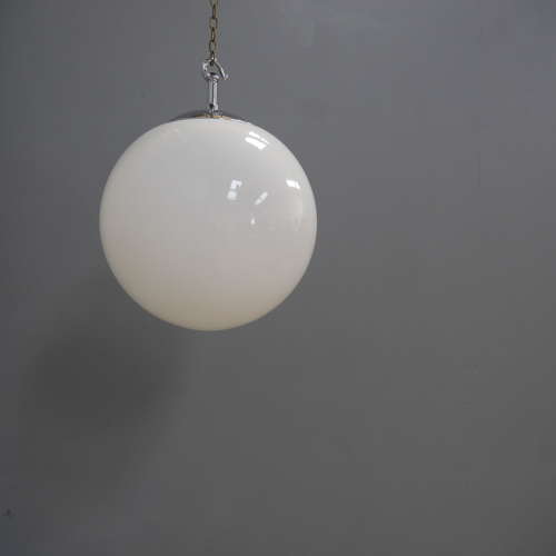 Large Opaline Globe Light