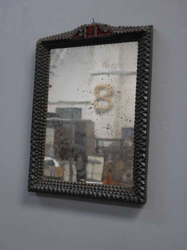 Mercury Tramp Art Mirror