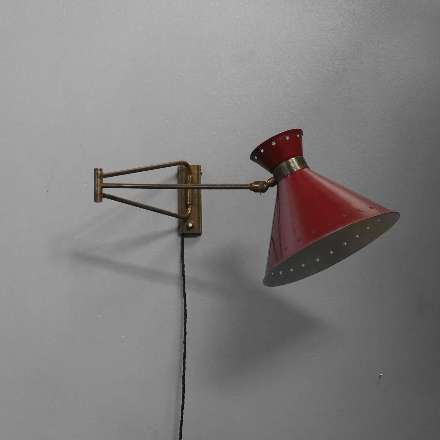 Wall Light by René Mathieu for Lunel