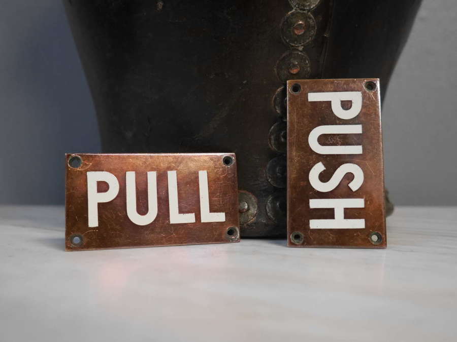 Push / Pull in Bronze & Enamel