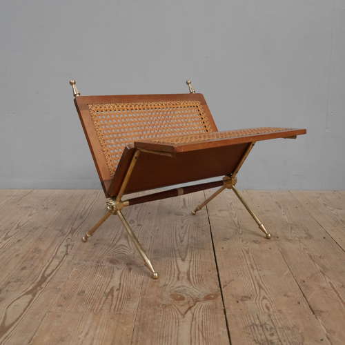 Italian Magazine Rack / Side Table