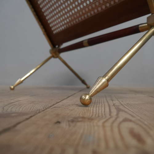 Italian Magazine Rack / Side Table
