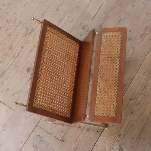 Italian Magazine Rack / Side Table