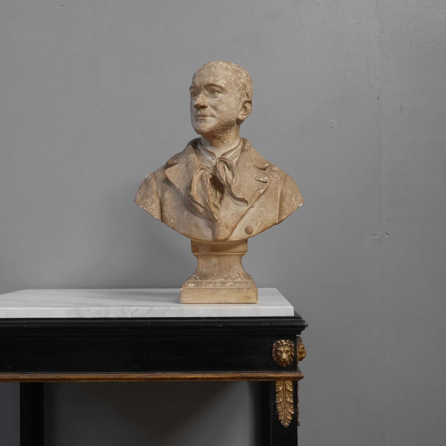 19th Century Plaster Bust After Henri Frederick Iselin
