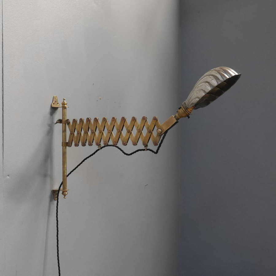 Brass Scissor Lamp