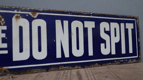 No Spitting