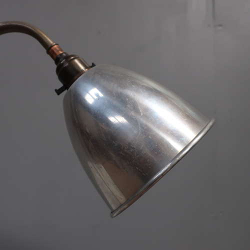 Nickel Rise & Fall Lamp