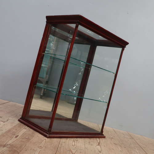 Large Glazed Shop Cabinet c1910