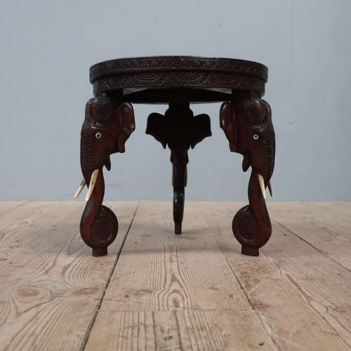 Diminutive Anglo Indian Elephant Table