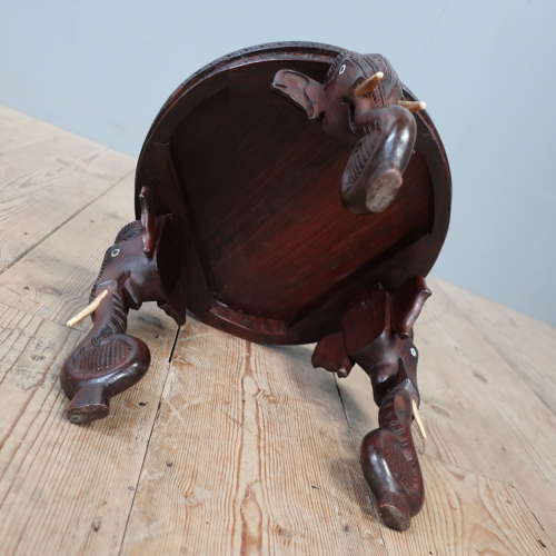 Diminutive Anglo Indian Elephant Table