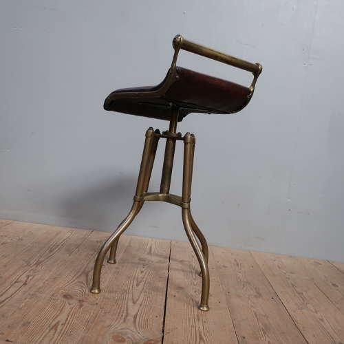 Brass Cello Stool by C H Hare c1890