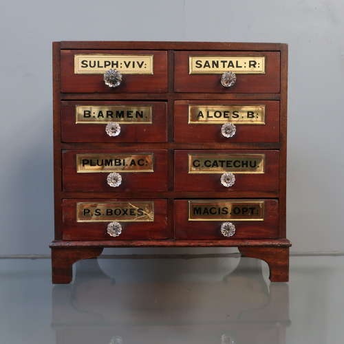 Small Bank of Pharmacy Drawers