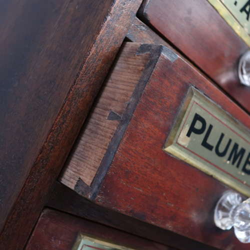 Small Bank of Pharmacy Drawers