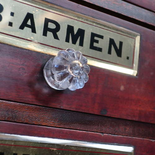 Small Bank of Pharmacy Drawers
