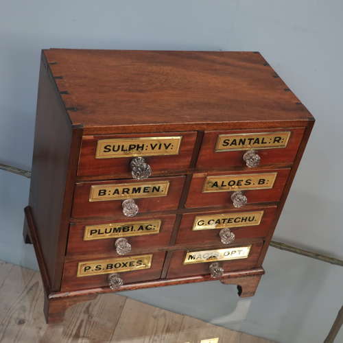 Small Bank of Pharmacy Drawers