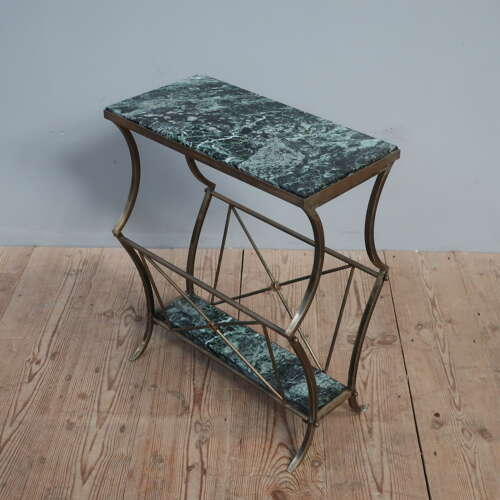 Marble & Brass Magazine Rack