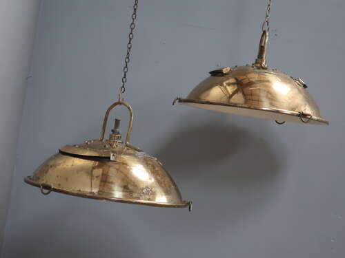 Brass Playmit Naval Pendant Lights