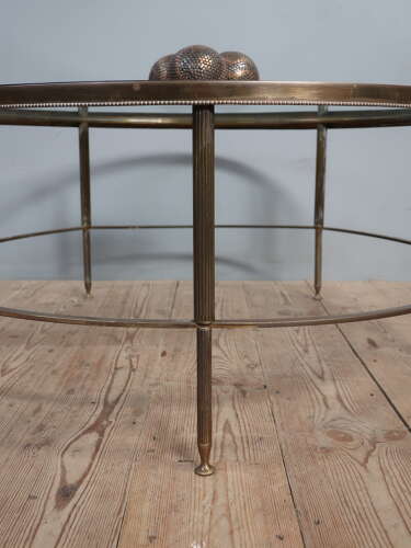 Large Circular Coffee Table in The Manner of Maison Jansen