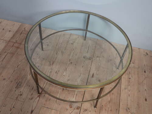 Large Circular Coffee Table in The Manner of Maison Jansen
