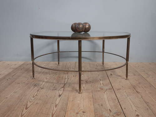 Large Circular Coffee Table in The Manner of Maison Jansen