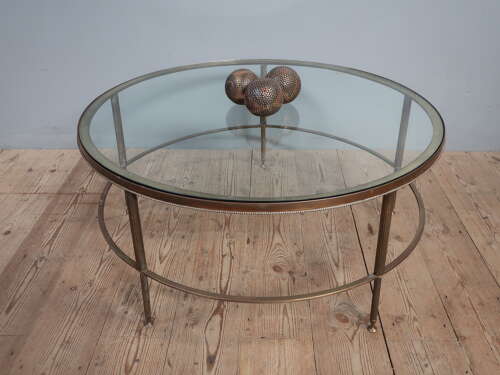 Large Circular Coffee Table in The Manner of Maison Jansen