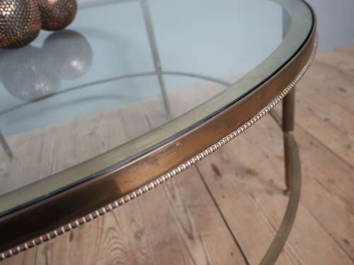 Large Circular Coffee Table in The Manner of Maison Jansen