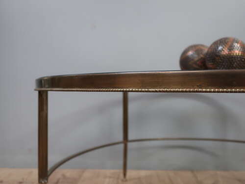 Large Circular Coffee Table in The Manner of Maison Jansen