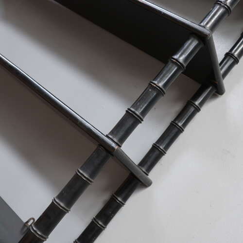 19th Century Ebonised Faux Bamboo Wall Shelves