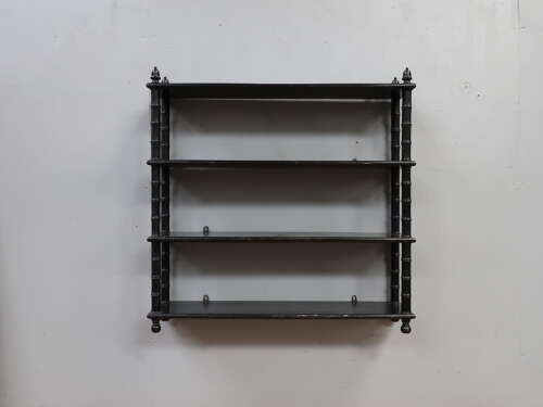 19th Century Ebonised Faux Bamboo Wall Shelves