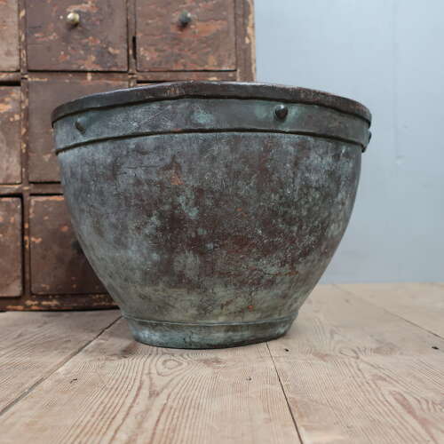 19th C French Copper Bowl / Planter