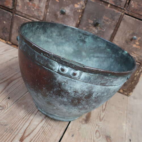 19th C French Copper Bowl / Planter