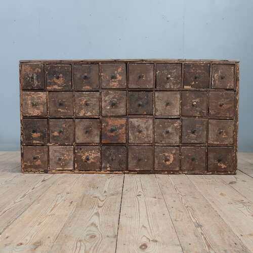 Early Bank of Drawers