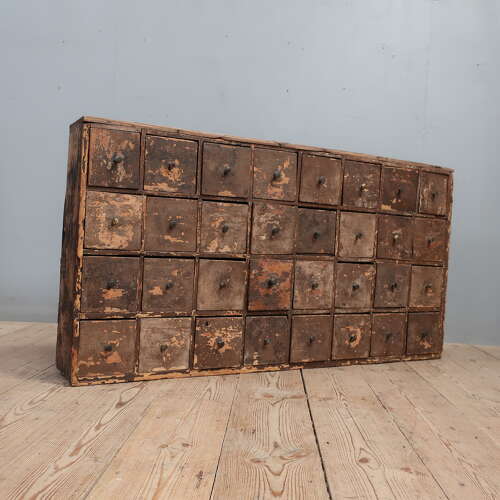 Early Bank of Drawers