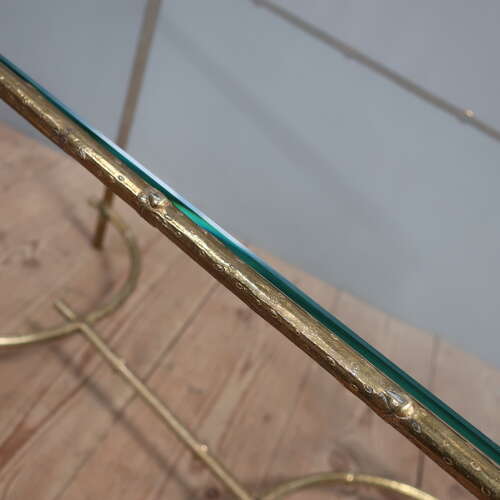 French Faux Bois Coffee Table