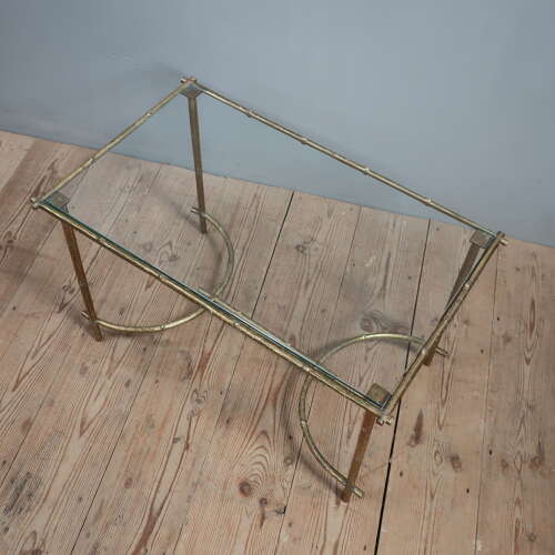 French Faux Bois Coffee Table