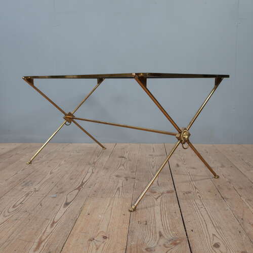 Maison Jansen Gilt Brass Coffee Table