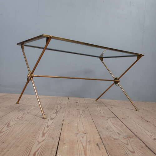 Maison Jansen Gilt Brass Coffee Table