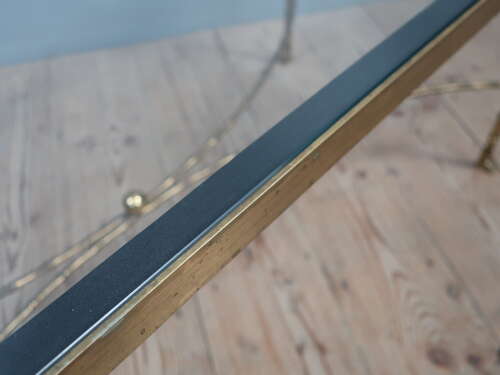 Maison Bagues Faux Bamboo Brass Coffee Table