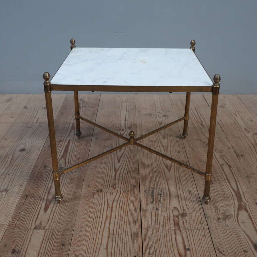 Gilt Brass & Marble Side Table