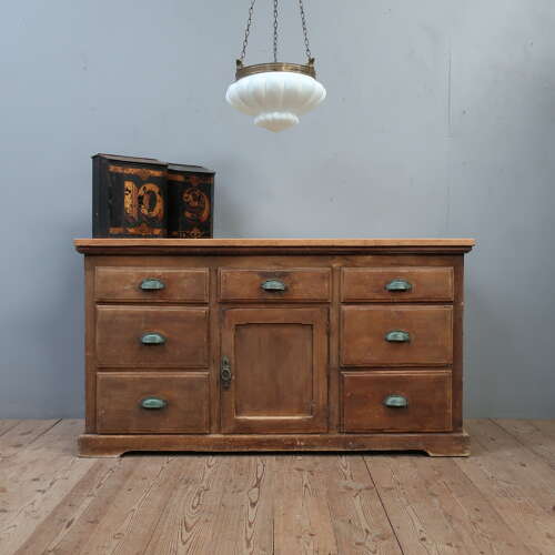 19th Century Dresser Base in Original Paint