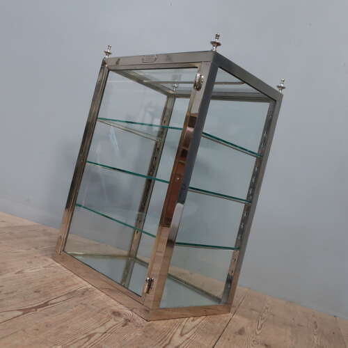 French Nickel on Brass Vitrine