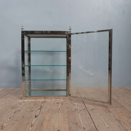 French Nickel on Brass Vitrine