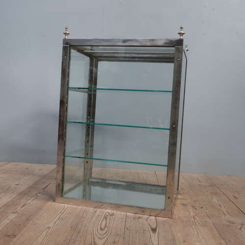 French Nickel on Brass Vitrine
