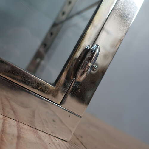 French Nickel on Brass Vitrine