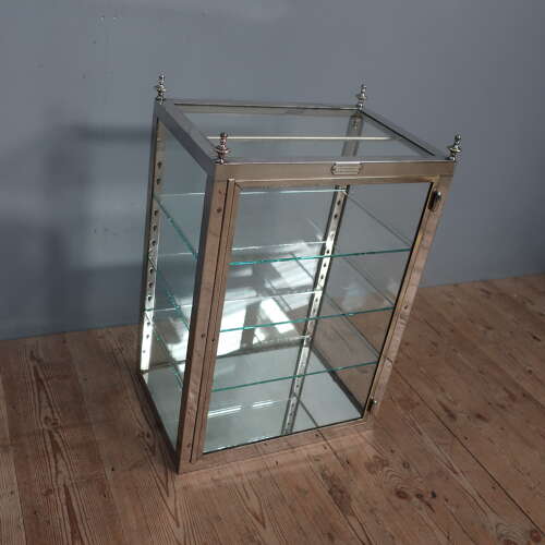 French Nickel on Brass Vitrine