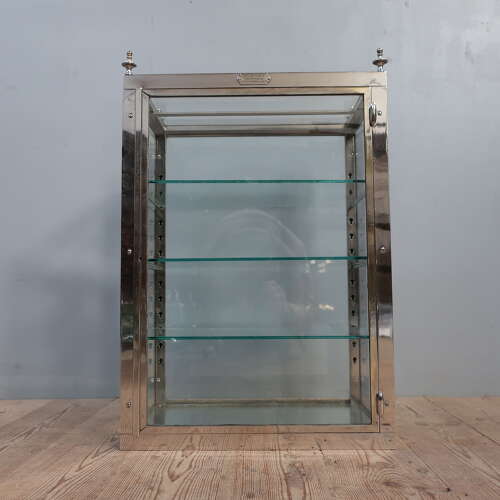 French Nickel on Brass Vitrine