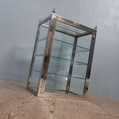French Nickel on Brass Vitrine
