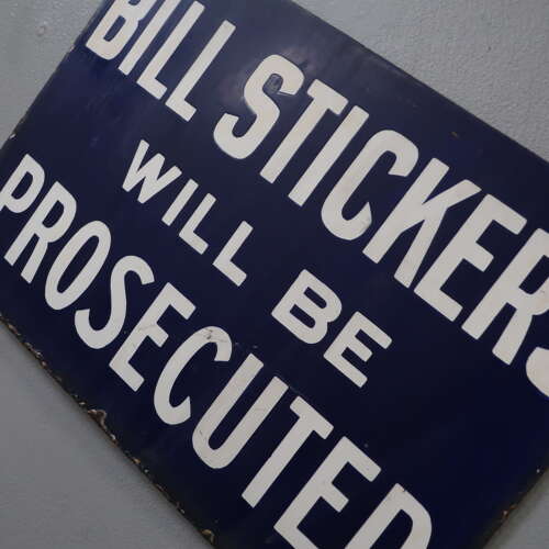 STICK NO BILLS