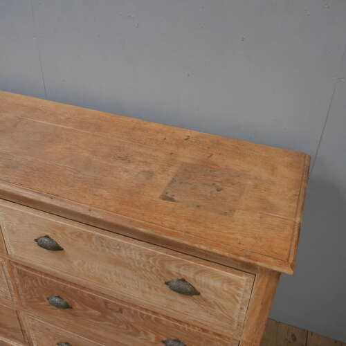 Bank of Oak Drapers Drawers