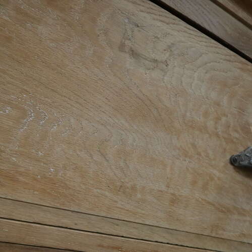 Bank of Oak Drapers Drawers